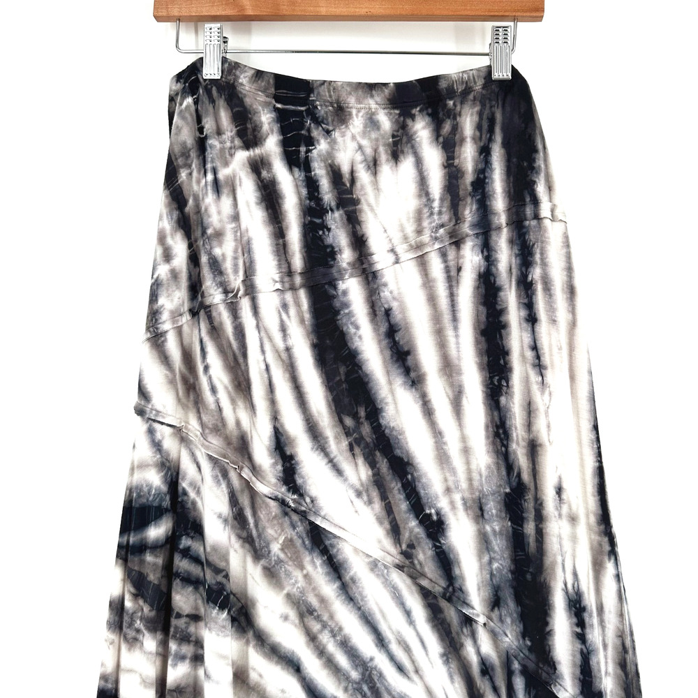 Karen by Karen Kane Maxi Tie Dye Skirt Jersey Knit Large Whimsygoth Boho - Picture 2 of 10